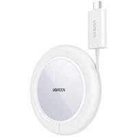 Ugreen 15W Qi kabelloses Ladegerät mit Silikonhülle MagSafe kompatibel weiß (CD245-40123)