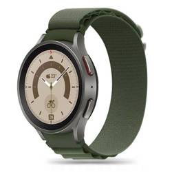 Pasek do SAMSUNG GALAXY WATCH 4 / 5 / 5 PRO (40 / 42 / 44 / 45 / 46 MM) Tech-Protect Nylon Pro Military Green