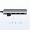 Ugreen USB HUB - 4x USB 3.2 Gen 1 mit Micro USB Stromanschluss grau (CM219 50985)