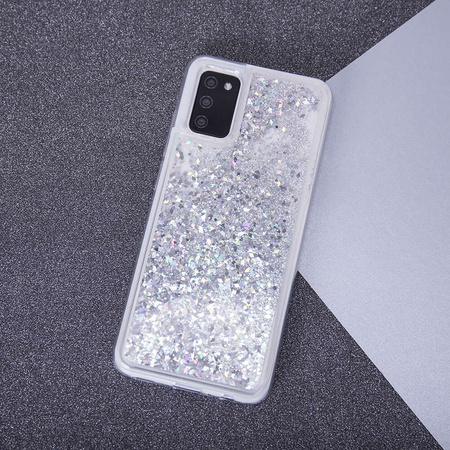 Nakładka Liquid Sparkle TPU do Xiaomi Redmi Note 12 5G (Global) / Poco X5 srebrna