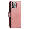 Wallet Case with Stand for iPhone 15 Pro Magnet Case - Pink