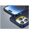 Carbon Case for iPhone 14 Pro Max flexible gel back cover blue