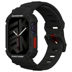 Skinarma pasek+etui Mecha 2in1 Apple      Watch 45/44mm czarny/black