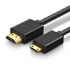 Ugreen kabel przewód HDMI - mini HDMI 19 pin 2.0v 4K 60Hz 30AWG 1,5m czarny (11167)