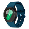 Tech-Protect Silicone Strap for Samsung Galaxy Watch 4 / 5 / 5 Pro / 6 / 7 / FE - Blue