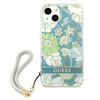 Schutzhülle IPHONE 13 Guess Hardcase Flower Strap (GUHCP13MHFLSN) grün