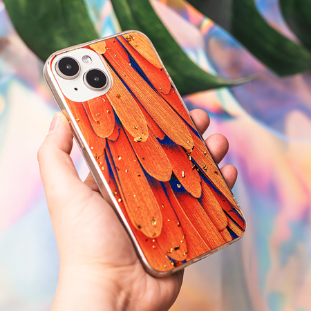 Nakładka Gold Glam do Samsung Galaxy A55 5G Orange