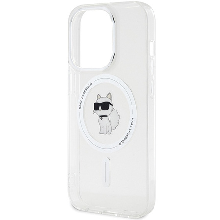 Karl Lagerfeld KLHMP13XHFCCNOT iPhone 13 Pro Max 6.7" transparent hardcase IML Choupette MagSafe