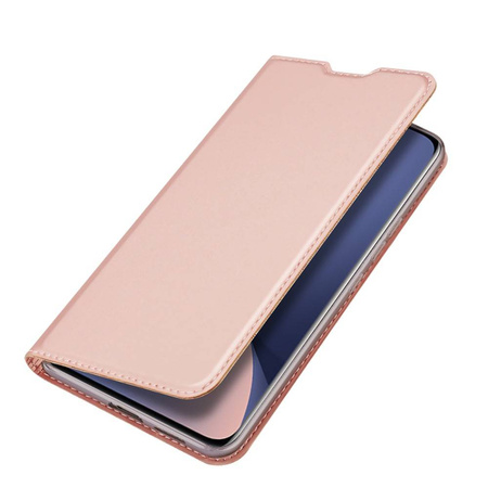 Etui XIAOMI 12 LITE z Klapką Eko Skóra Dux Ducis Skin Leather jasny róż