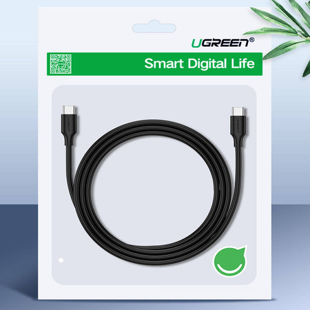 Ugreen kabel USB Typ C do ładowania i transferu danych 3A 1m czarny (US286)