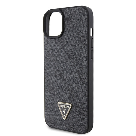 Original Case APPLE IPHONE 15 Guess Hardcase Crossbody 4G Metal Logo (GUHCP15SP4TDSCPK) black