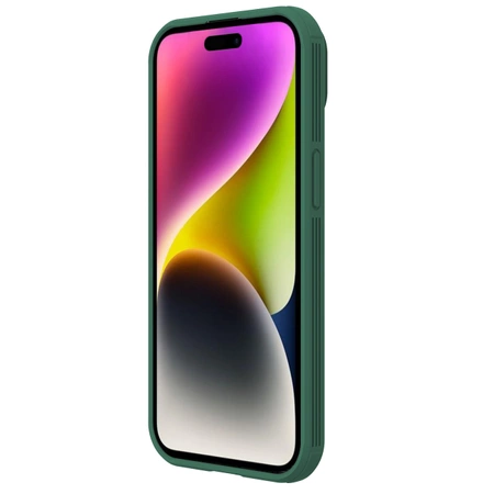 Nillkin CamShield Pro Magnetic Case for iPhone 15 with Camera Protector - Green