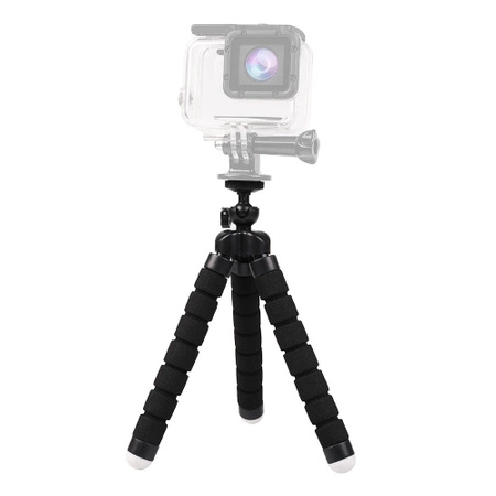 A tripod for a phone and a selfie camera with a tripod