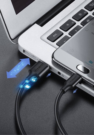 Ugreen kabel przewód USB - micro USB 2A 2m czarny (60138)