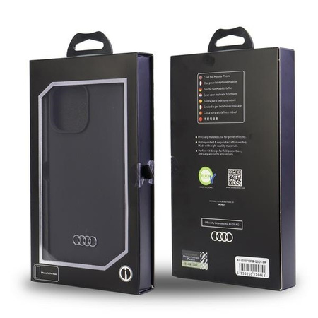 Audi Silicone Case iPhone 13 Pro Max 6.7" czarny/black hardcase AU-LSRIP13PM-Q3/D1-BK