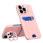 Leder Stand Case für Samsung Galaxy S23 Card Wallet Cover mit Ständer Rosa