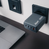 Verbatim Ładowarka sieciowa GaN 200W 3xUSB-C/USB-A + Adapter EU/UK/US GNC-200 32204