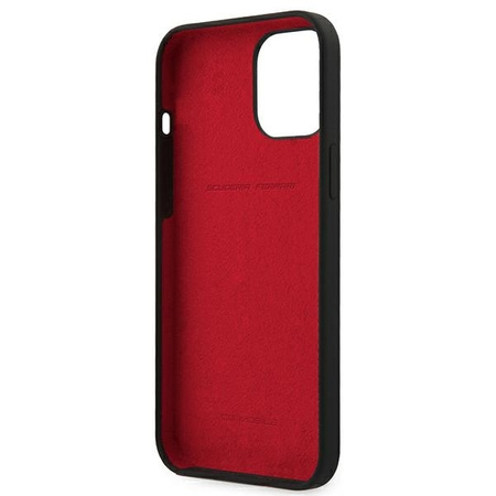 Ferrari FESSIHCP12LBK iPhone 12 Pro Max 6,7" czarny/black hardcase On Track Silicone