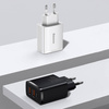 Baseus Compact szybka ładowarka sieciowa 2x USB / USB Typ C 30W 3A Power Delivery Quick Charge czarny (CCXJ-E01)