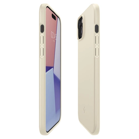 Spigen Thin Fit Hülle für iPhone 15 Plus – Beige