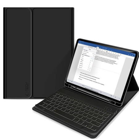 Etui IPAD 10.9 2022 Tech-Protect SC Pen + Keyboard czarne