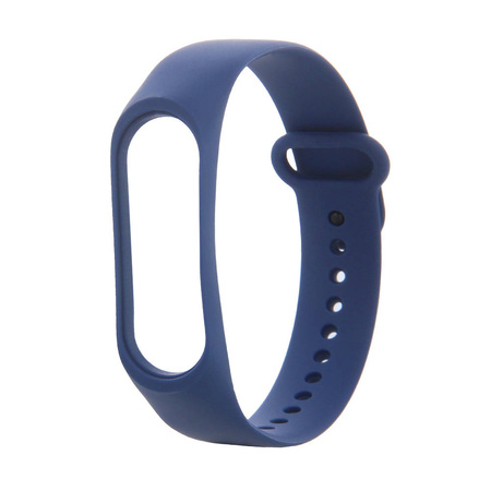 Pasek silikonowy do Xiaomi Mi Band 3 / 4 granatowy