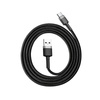 Baseus Cafule Cable - Kabel do ładowania i transmisji danych USB do USB-C 3 A, 1 m (szary/czarny)