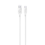 USAMS Kabel USB-C PD Fast Charging 1,2m 6A Lithe Series biały/white SJ568USB02(US-SJ568)