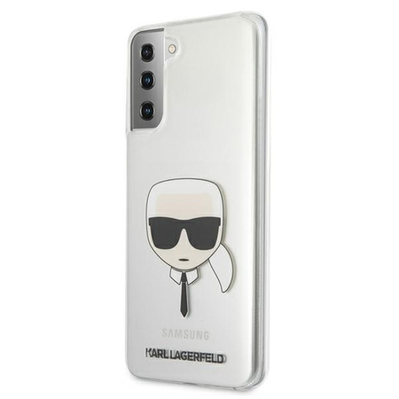 Karl Lagerfeld Head - Etui Samsung Galaxy S21+ (przezroczysty)