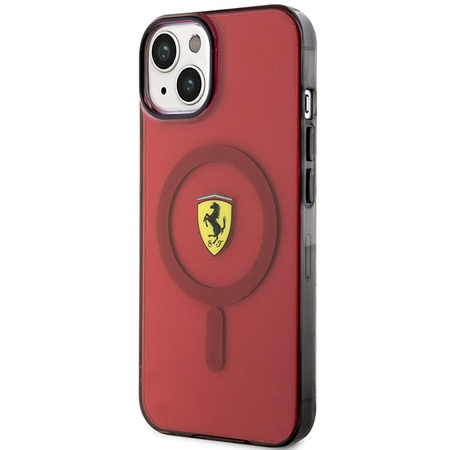 Ferrari FEHMP14SURKR iPhone 14 6.1" rot/rot Hardcase Translucent Magsafe