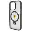 Ferrari FEHMP15LUSCAH iPhone 15 Pro 6.1&quot; transparent hardcase Ring Stand 2023 Collection MagSafe