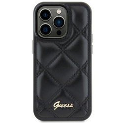 Guess nakładka do Samsung S23 FE GUHCS23FEPSQSQSK GUESS HC PU QUILTED METAL LOGO czarna