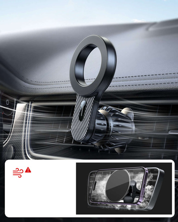 Magnetic car holder for iPhone with MagSafe Joyroom JR-ZS355 - black