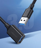 Ugreen kabel przewód przedłużacz przejściówka USB 3.0 (żeński) - USB 3.0 (męski) 3 m czarny (US129 30127)