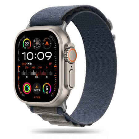 TECH-PROTECT NYLON PRO APPLE WATCH 6 / 7 / 8 / 9 / 10 / SE / ULTRA 1 / 2 (44 / 45 / 46 / 49 MM) NAVY / GREY