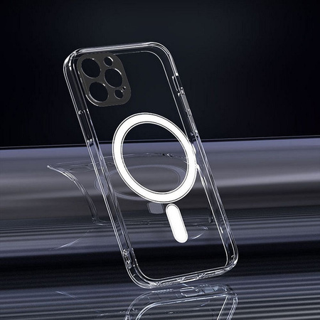 Futerał CLEAR MAG COVER (MID) kompatybilny z MagSafe do SAMSUNG A16 transparentny