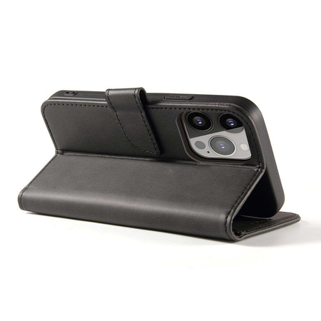 Wallet Case mit Ständer für iPhone 15 Magnet Case – Schwarz