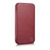 iCarer CE Premium Leather Folio Case iPhone 14 Pro Max Magnetic Flip Cover MagSafe Rot (WMI14220716-RD)