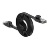 Baseus high Speed Six types of RJ45 Gigabit network cable (flat cable)1.5m Black