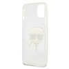 Karl Lagerfeld KLHCP13SKHTUGLS iPhone 13 mini 5,4" srebrny/silver hardcase Glitter Karl`s Head