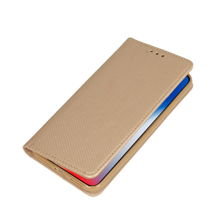 Kabura Smart Book MAGNET do XIAOMI REDMI 12 ZŁOTA