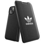 Adidas OR Booklet Case BASIC iPhone 14 6,1" schwarz/schwarz weiß 50181