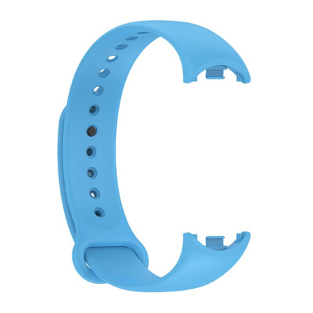 Pasek Silikonowy Mi Band 8 / M8 (11), BLUE / NIEBIESKi