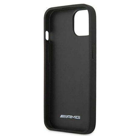 AMG AMHCP13SDOLBK iPhone 13 mini 5,4" czarny/black hardcase Leather Hot Stamped