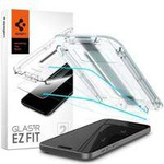 SZKŁO HARTOWANE SPIGEN GLAS.TR ”EZ FIT” 2-PACK IPHONE 15 CLEAR