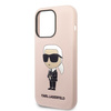 Karl Lagerfeld Silicone NFT Ikonik MagSafe - Etui iPhone 14 Pro Max (różowy)