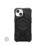 UAG Monarch Pro - Schutzhülle für iPhone 15 kompatibel mit MagSafe (Kevlar schwarz)