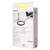 Baseus kabel USB Typ C - USB Typ C 100W (20V / 5A) Power Delivery z wyświetlaczem ekranem miernik mocy 2m czarny (CATSK-C01)