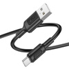 Borofone Kabel BX111 Feliz - USB na Typ C - 3A 1 metr czarny