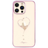 Kingxbar Wish Series case for iPhone 14 Pro Max decorated with pink crystals